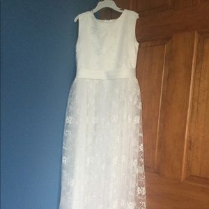 Never worn! White floral dress